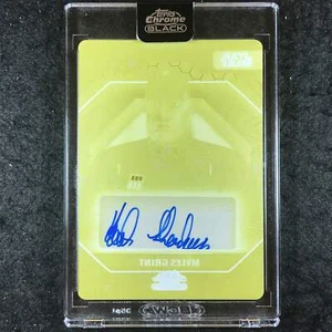 2024 Star Wars Chrome Black DAVID SHAUGNESSY MYLES GRINT Printing Plate Auto 1/1 - Picture 1 of 2