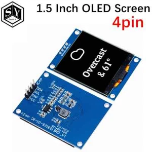 1.5 Inch 128x128 OLED Shield Screen Module For Raspberry Pi /STM32 /Arduino - Picture 1 of 16