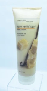 Bath aand Body Works Pleasures Warm Vanilla Sugar Body Cream Free Shipping - Picture 1 of 4