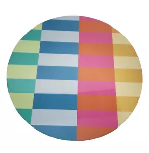 Target Bullseye Spring/Summer 2024 Wood Tabletop Lazy Susan Turntable 10"Dia NEW - Picture 1 of 4