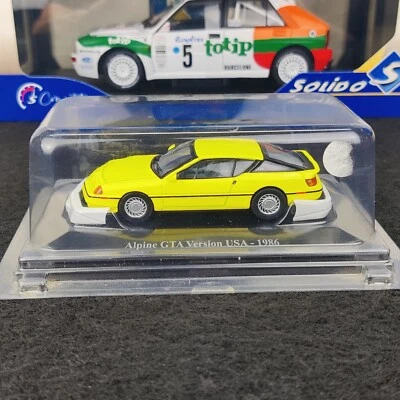 AUTO ELIGOR ALPINE GTA VERSIONE USA GIALLA 1986 1:43 IN SCATOLA BLISTER - Immagine 1 di 4