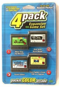 NEO GEO Pocket Color Games 4 Pack Expansion Game Set