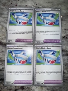 4x Hop's Choice Band 148/159 x4 - Journey Together - Juego de cartas coleccionables Pokémon - Imagen 1 de 1