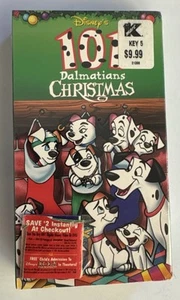 101 Dalmatians Christmas (VHS, 1998) rare OOP - Imagen 1 de 2