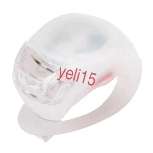New Bike Cycling LED Front/Rear single Light Waterproof Lamp White S3J - Picture 1 of 1