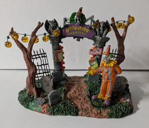 Retired 2013 Lemax Spooky Town Carnival Gate - Picture 1 of 9