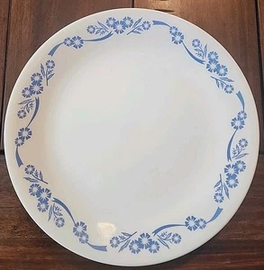 VINTAGE CORELLE VON CORNING BLAUE KORNBLUME 8 1/2" SALAT BROTTELLER - Bild 1 von 3