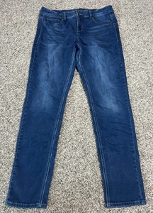 Pantalones de mezclilla ajustados elásticos lavados oscuros Maurices para mujer talla 16 (medida 32X30) - Imagen 1 de 9