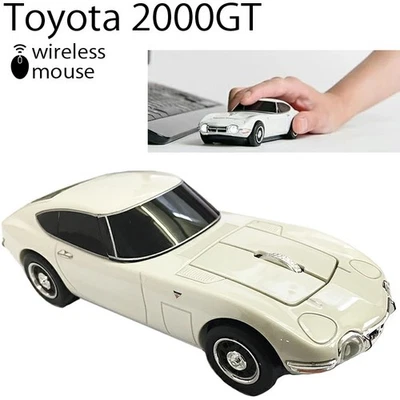 Toyota 2000GT Car Wireless PC Mouse Ivory Bluetooth Camsho Japan Limited New - Image 1 of 3