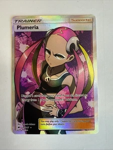 Pokémon TCG Plumeria Full Art 145/147 Burning Shadows Near Mint - Picture 1 of 9