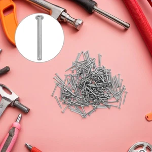  200tlg Edelstahl Massiv Nieten Set: Domkopf Nieten Kit zum Selbermachen Basteln - Bild 1 von 12