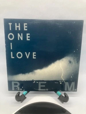 R.E.M. The One I Love Vintage Vinyl 12" Single 1985 MCA Record L33-17384 Promo - Image 1 of 4