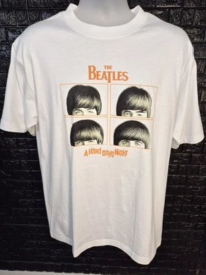 Camiseta The Explorer By OHHO The Beatles masculina L branca vintage banda gráfica - Imagem 1 de 4