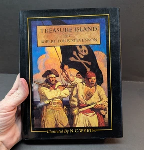 Treasure Island by Robert Louis Stevenson Book Illustrated by NC Wyeth 1911 HC - Imagen 1 de 11