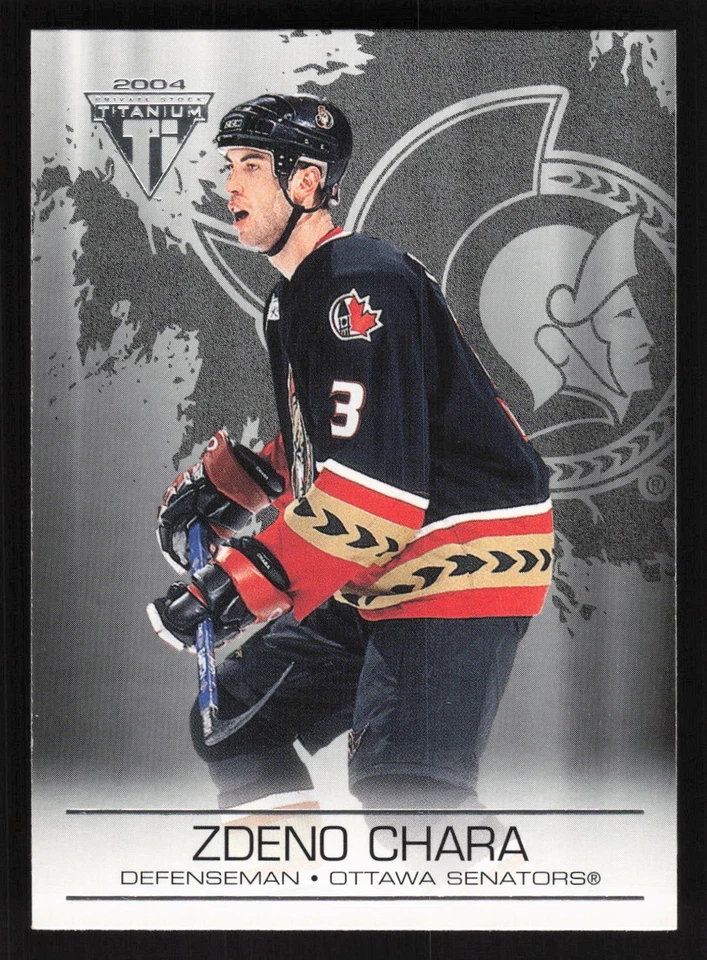 2003-04 Pacific Private Stock Titanium #71 Zdeno Chara Card TCCCX - Image 1 of 2