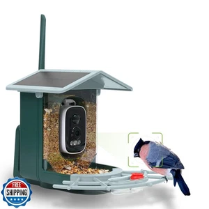 Smart Bird Feeder with Camera, AI Birds Identification, Solar Pow - Picture 1 of 5