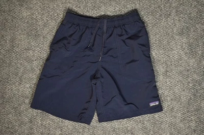 Patagonia Baggies Shorts Boys Large Navy Mesh Lined Mid Rise Drawstring - Image 1 of 4