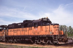 MS Original Slide MILW Milwaukee Road GP20 #949 - Nahant IA 1985 - Picture 1 of 1