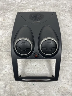 2011-2013 Nissan Rogue Center Dash Trim Radio Bezel w/ Vents Black w/ Bose - Image 1 of 4