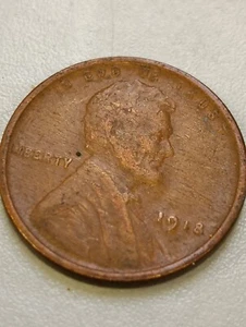 1918 Lincoln Wheat Penny 1 Cent Münze zirkuliert - Bild 1 von 4