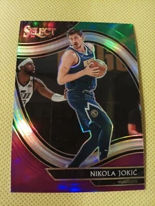 2021 NIKOLA JOKIC PANINI SELECT GREEN PURPLE PRIZM COURTSIDE CARD #202 NUGGETS - Picture 1 of 2