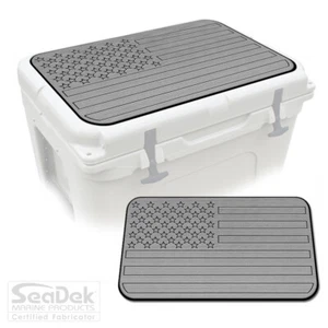 SeaDek Pad fits RTIC 65 Cooler | Marine EVA - Non Slip - USA Flag SG/B - Picture 1 of 7