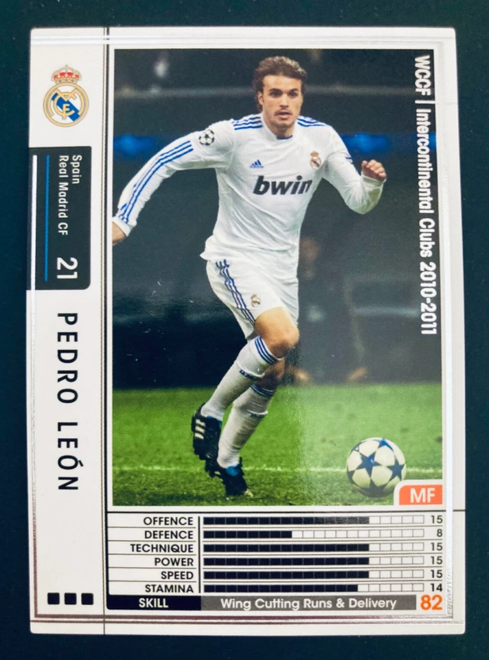 Tarjeta Panini SEGA WCCF EXTRA 2010-11 Pedro León Real Madrid Foto 1 de 1