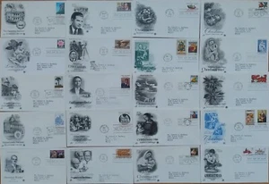 United States 1970 1980 1990 100 cover FDC lot condition as seen combine shiping - Picture 1 of 6