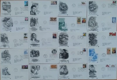 United States 1970 1980 1990 100 cover FDC lot condition as seen combine shiping - Image 1 of 4