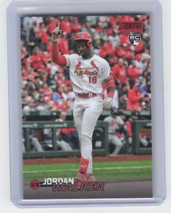 2023 Topps Stadium Club Jordan Walker #164 Rookie Red Foil Cardinals - Picture 1 of 2
