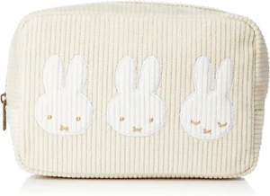 Marushin Square Pouch Miffy Mooi 5905002500 Approx. H 4.3 X W 6.3 X D 2.4 Inches - Picture 1 of 12