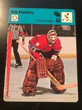 1977 Ken Dryden Hockey Sportscaster Card NM+