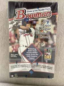 2001 BOWMAN BASEBALL SCATOLA SIGILLATA HOBBY BOX Albert Pujols autografo RC? Oro? - Foto 1 di 9