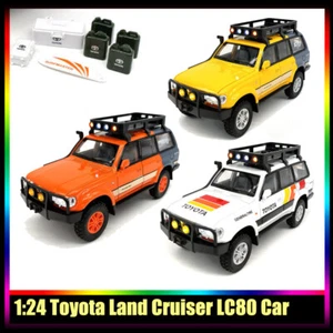 1:24 Toyota Land Cruiser LC80 Car Model Alloy Diecast Vehicle With Sound Light - Picture 1 of 35