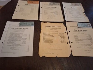 Deutsches Theater - 6 Programme + Karten von 1947 - 1950 (b) - Bild 1 von 1