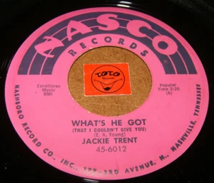 JACKIE TRENT - LITTLE ANDY - WHAT'S HE GOT - LISTEN / ROCKABILLY - Afbeelding 1 van 2