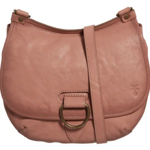Frye Lucy V2318 Leather Pink Crossbody Bag Women's Handbags - Picture 1 of 2