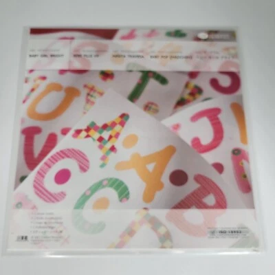 Creative Memories ABC Monograms Stickers "Baby Girl Bright” New Sealed - Image 1 of 3