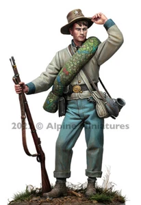 ALPINE MINIATURES  16043 , Texas Infantry, 1863 (1 fig.), SCALE  1:16 - Picture 1 of 4