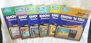 6 SHOW'N TELL Phono Viewer Records with Film Strips New Old Stock - Picture 1 of 8