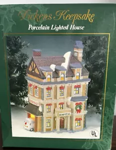 Heritage Heartland Valley Village Dickens Keepsake Lighted Hospital ER Rare - Picture 1 of 6