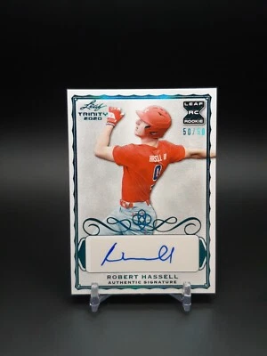 2020 Leaf Trinity Auto 50/50 Robert Hassell #A-RH1 Auto - Image 1 of 2