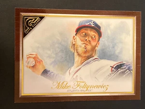 2019 Topps Gallery Baseball Wood Canvas #37 Mike Foltynewicz Atlanta Braves MLB - Picture 1 of 2