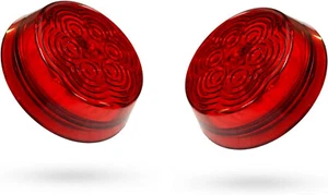 24V Red LED Auxiliary Lights Side marker for trailer truck Bus universal vehicle - Bild 1 von 10