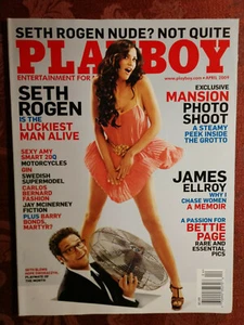 PLAYBOY April 2009 Seth Rogen Hope Dworaczyk Betty Page Aleksandra Erikson  - Bild 1 von 1