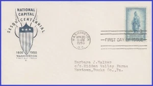 USA5 # 989 ADDR HOUSE OF FARNAM FDC   Freedom (Statue of Freedom on Capitol Dom) - Picture 1 of 1