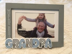 Malden 4x6 Worlds Best Grandpa Frame, New - Picture 1 of 5