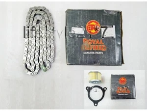 Original para Royal Enfield Himalayan - "Cadena de transmisión trasera con uno gratis... - Imagen 1 de 7