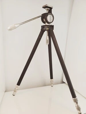 Vintage Quick-Set SS3 Camera Tripod  Pan Tilt Head Adjustable. USA. PLEASE READ - Image 1 of 4