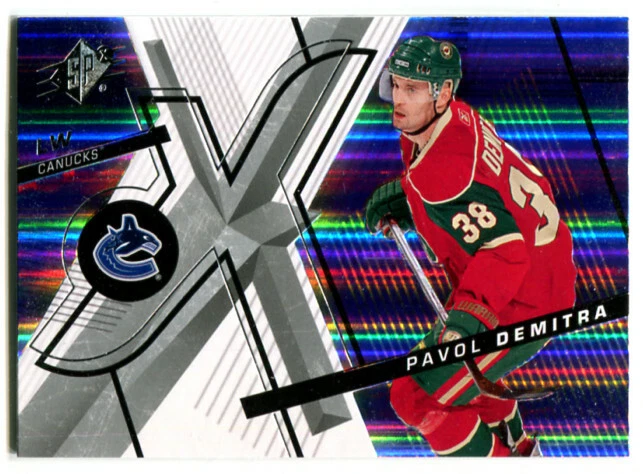 2008-09 SPx Pavol Demitra Card #3 Vancouver Canucks - Image 1 of 1